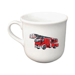 Tasse Kindertasse Feuerwehr mit Wunschname
