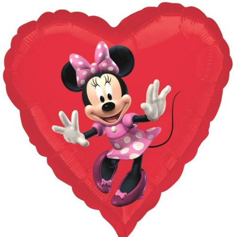 Folienballon Disney Minnie Herz