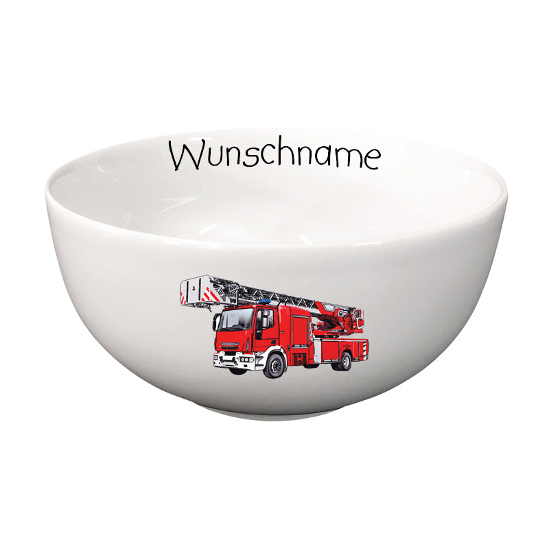 Personalisiertes Keramik-Müslischale Mit Namen – 0,65 L, 14 Cm Ø, Türkis | Spülmaschinenfest, Siebdruck, Made In Germany