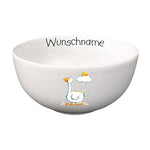 Kindergeschirr 5-tlg. Gans mit Wunschname