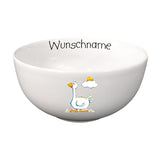 Kindergeschirr 5-tlg. Gans mit Wunschname