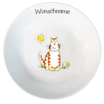 Frühstücksservice 3-tlg. Katze mit Wunschname