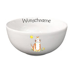 Kindergeschirr 3-tlg. Katze mit Wunschname