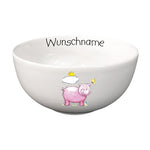 Kindergeschirr 5-tlg. Schwein mit Wunschname