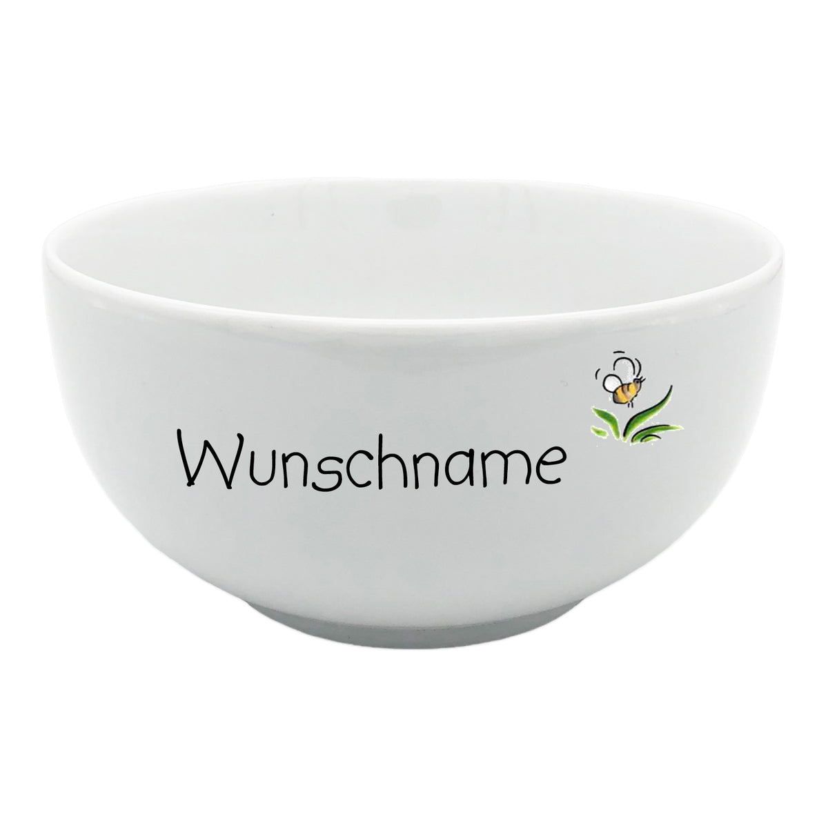 Müslischale Porridge Schale Springtime Biene mit Wunschname