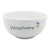 Müslischale Porridge Schale Springtime blaue Blume mit Wunschname