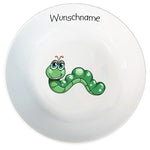 Kinderservice 3-tlg. Wurm mit Wunschname