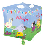 Folienballon Peppa Pig Würfel