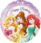 Folienballon Disney Prinzessinen Happy Birthday