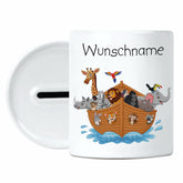 Spardose Arche Noah mit Wunschname