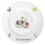 Kindergeschirr 5-tlg. Elefant 2 mit Wunschname