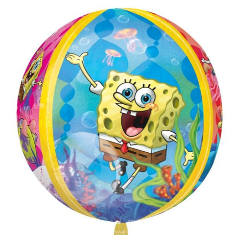 Folienballon Spongebob Schwammkopf rund