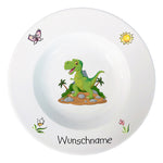 Kindergeschirr 5-tlg. Dinosaurier mit Wunschname