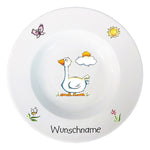 Kindergeschirr 5-tlg. Gans mit Wunschname