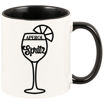 Tasse - Aperol Glas schwarz
