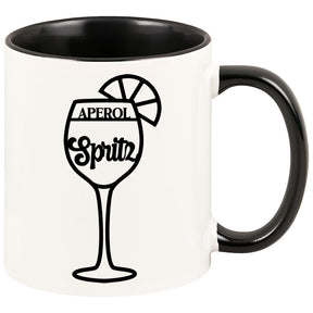 Tasse - Aperol Glas schwarz