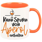 Tasse - Kann Spuren von Aperol enthalten