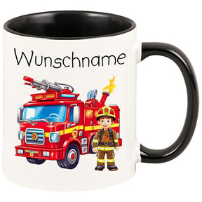 Tasse Feuerwehr Kids mit Wunschname