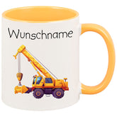 Tasse Kran mit Wunschname