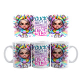 Tasse - Mädchen - Guck nicht so