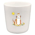Trinkbecher Kakaobecher Katze mit Wunschname