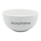 Müslischale Porridge Schale Porzellan mit Wunschname