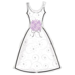 XL Folienballon Brautkleid