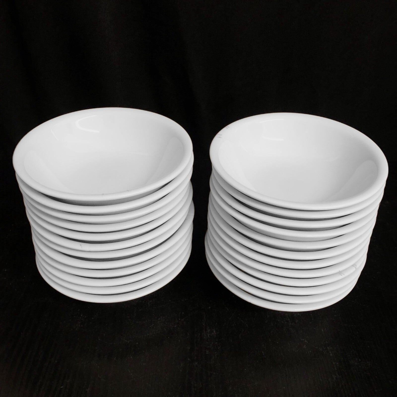 24 Stück Beilagen Schale Seltmann Weiden Dessertschale Schälchen Weiß C-Ware