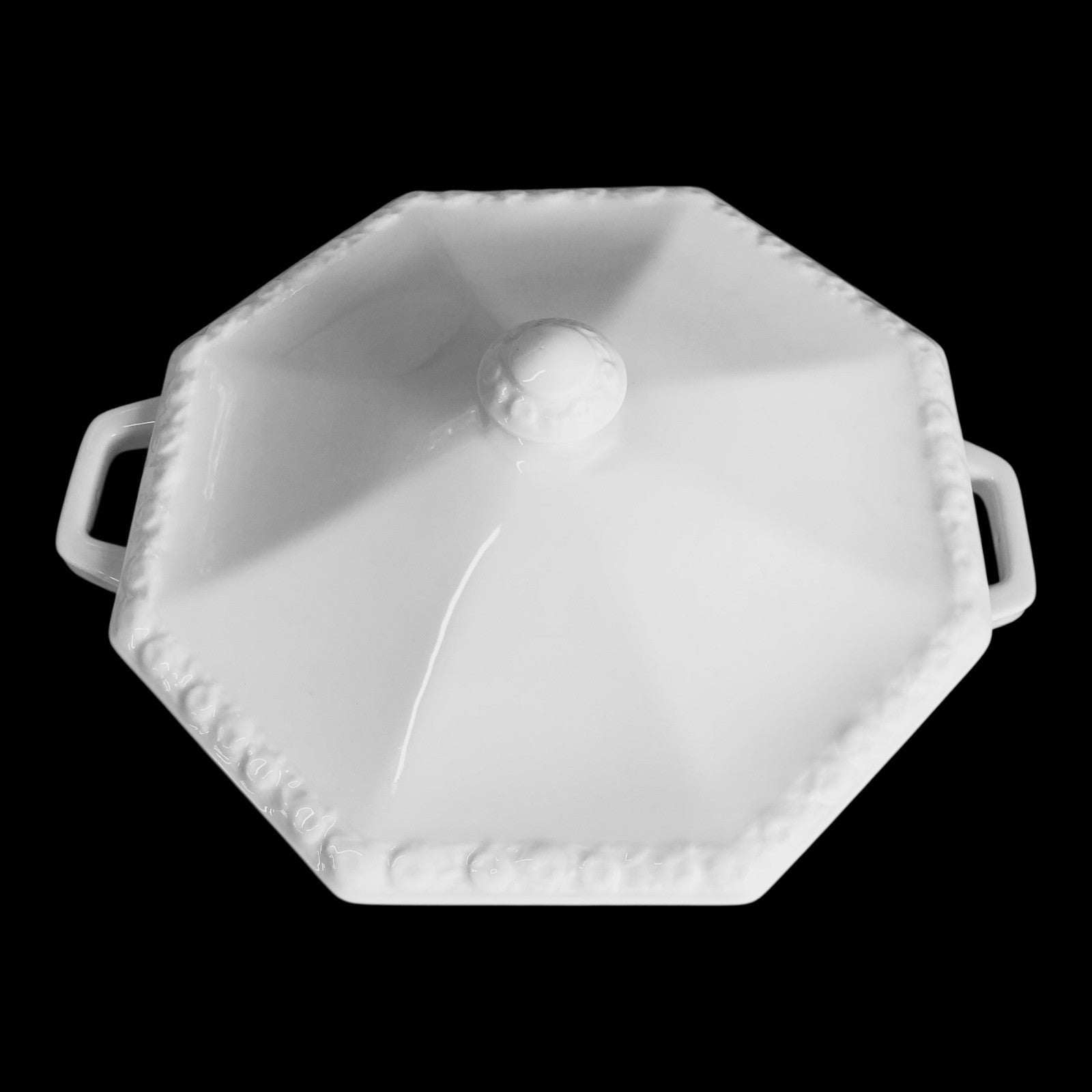 Schüssel mit Deckel 1,4l Maria Weiß Weiß Rosenthal Porzellan