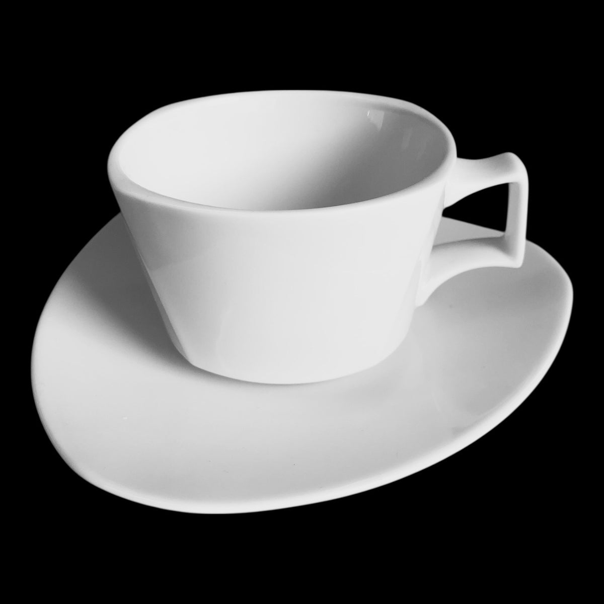 Kaffeetasse Teetasse 2-tlg. Flash mit Untertasse Weiß Rosenthal Porzellan