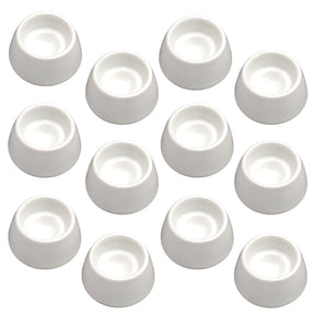 24x Eierbecher Porzellan Weiß Rund Eierhalter Ei Becher Set Frühstück Gastro