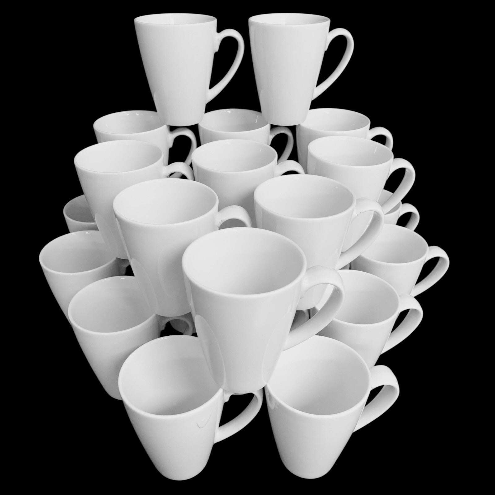 24 St. Kaffeebecher 330ml Seltmann Weiden Porzellan Kaffee Becher Tassen B-Ware