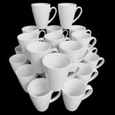 24 St. Kaffeebecher 330ml Seltmann Weiden Porzellan Kaffee Becher Tassen B-Ware