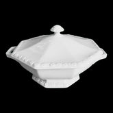 Schüssel mit Deckel 1,4l Maria Weiß Weiß Rosenthal Porzellan