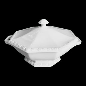 Schüssel mit Deckel 1,4l Maria Weiß Weiß Rosenthal Porzellan