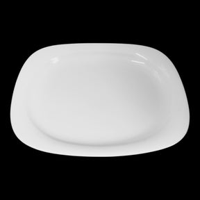 Rosenthal Suomi Servierplatte 33 cm Weiß – Porzellan Platte oval – studio line