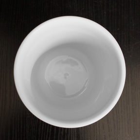 24 Stück Kaffeebecher ohne Henkel Porzellan Trinkbecher stapelbar Weiß B-Ware