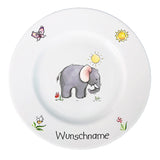 Frühstücksservice 3-tlg. Elefant mit Wunschname