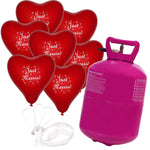 Helium Sets - Herzballons - 28cm - Just Married