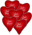 Luftballons - Herzballons - 28cm - Just Married