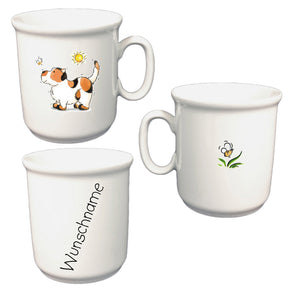 Tasse Kinderbecher Hund mit Wunschname