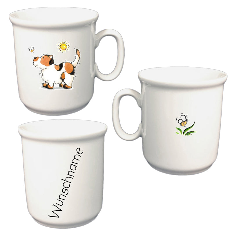 Tasse Kinderbecher Hund mit Wunschname