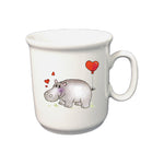 Tasse Kinderbecher Nilpferd 2 mit Wunschname