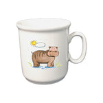 Tasse Kinderbecher Nilpferd mit Wunschname