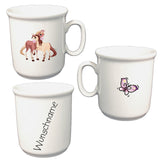Tasse Kinderbecher Pferde 2 mit Wunschname