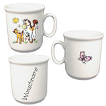 Tasse Kinderbecher Pferde mit Wunschname