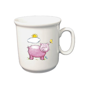 Tasse Kinderbecher Schwein mit Wunschname