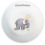 Frühstücksservice 3-tlg. Elefant mit Wunschname