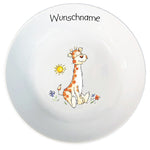 Kinderservice 5-tlg. Giraffe mit Wunschname