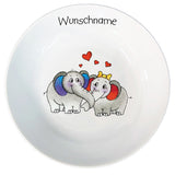 Kinderservice 5-tlg. Elefant 2 mit Wunschname